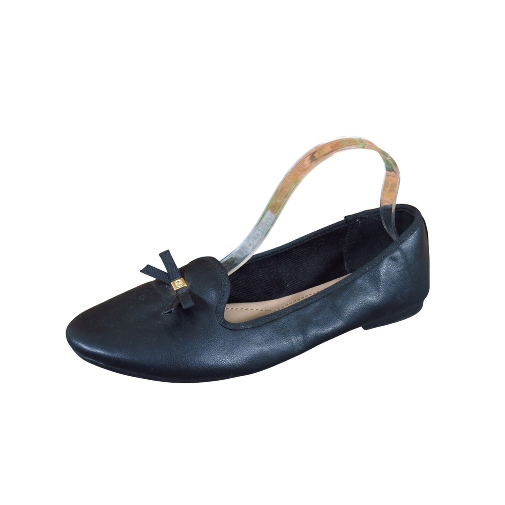 Charter Club Kimii Women Ballet Flat Size 9 Professional Work Office Black Bow